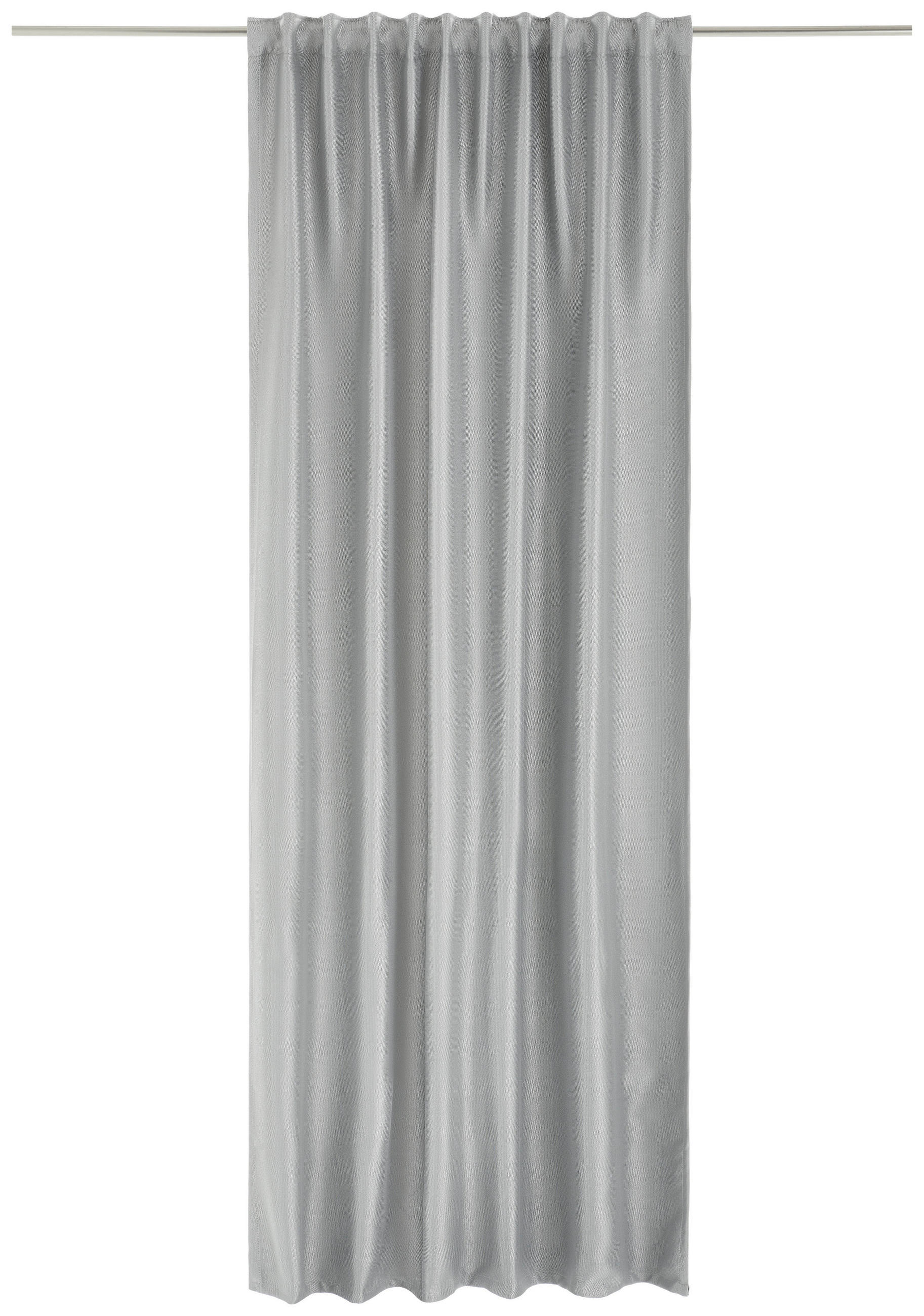 FERTIGVORHANG   140/245 cm   - Silberfarben, KONVENTIONELL, Textil (140/245cm) - Dieter Knoll