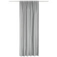 FERTIGVORHANG   140/245 cm   - Silberfarben, KONVENTIONELL, Textil (140/245cm) - Dieter Knoll