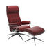 RELAXSESSELSET in Leder Dunkelrot - Alufarben/Dunkelrot, Design, Leder/Metall (80/111/71cm) - Stressless RELAXSESSELSET in Leder Dunkelrot - Alufarben/Dunkelrot, Design, Leder/Metall (80/111/71cm) - Stressless