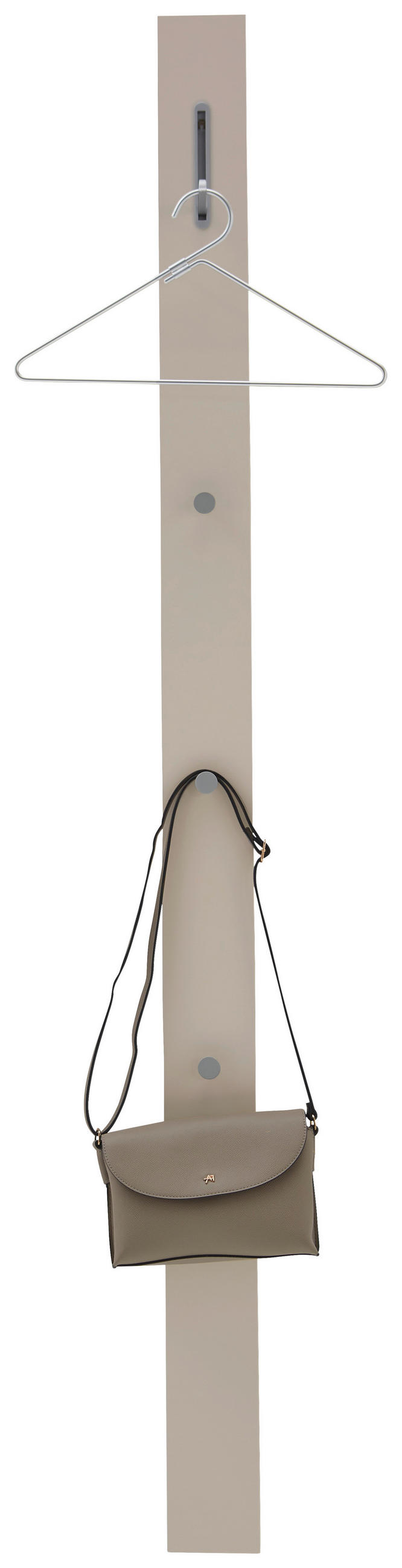 GARDEROBENPANEEL  in 10/165/5 cm  - Sandfarben, Design, Holzwerkstoff/Metall (10/165/5cm) - Dieter Knoll