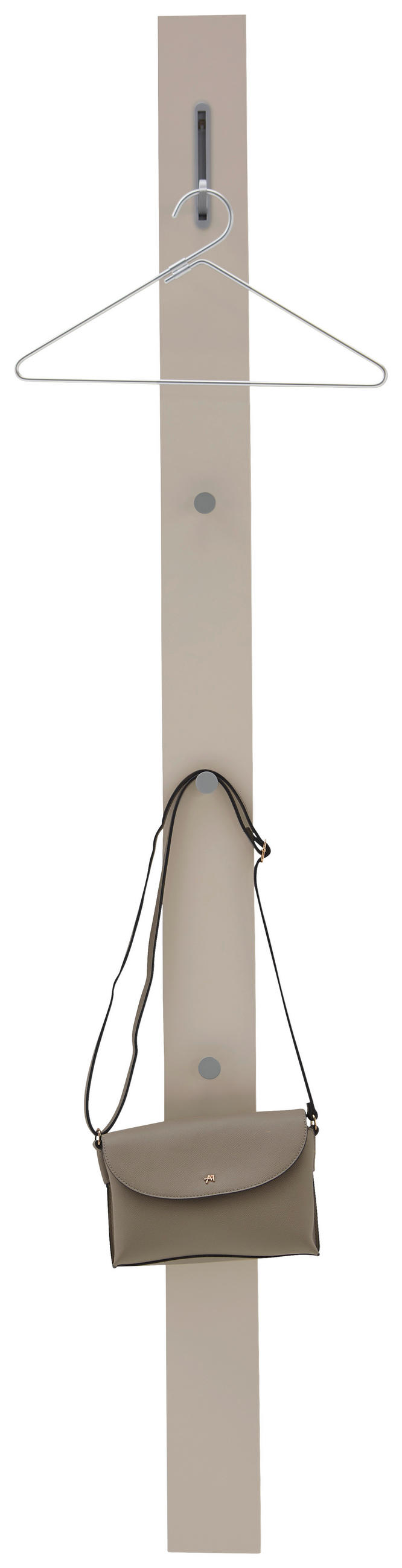 GARDEROBENPANEEL  in 10/165/5 cm  - Sandfarben, Design, Holzwerkstoff/Metall (10/165/5cm) - Dieter Knoll