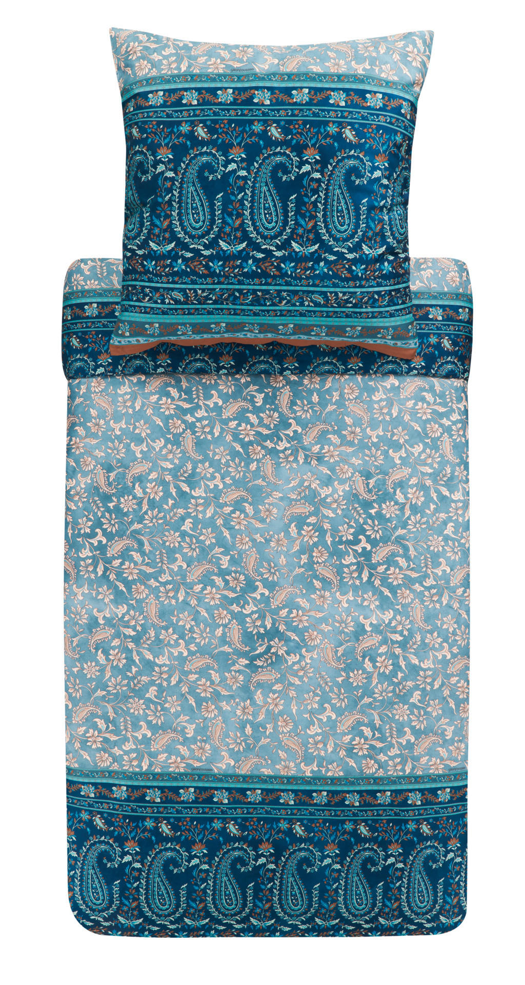 BETTWÄSCHE 155/220 cm  - Grau, Basics, Textil (155/220cm) - Bassetti