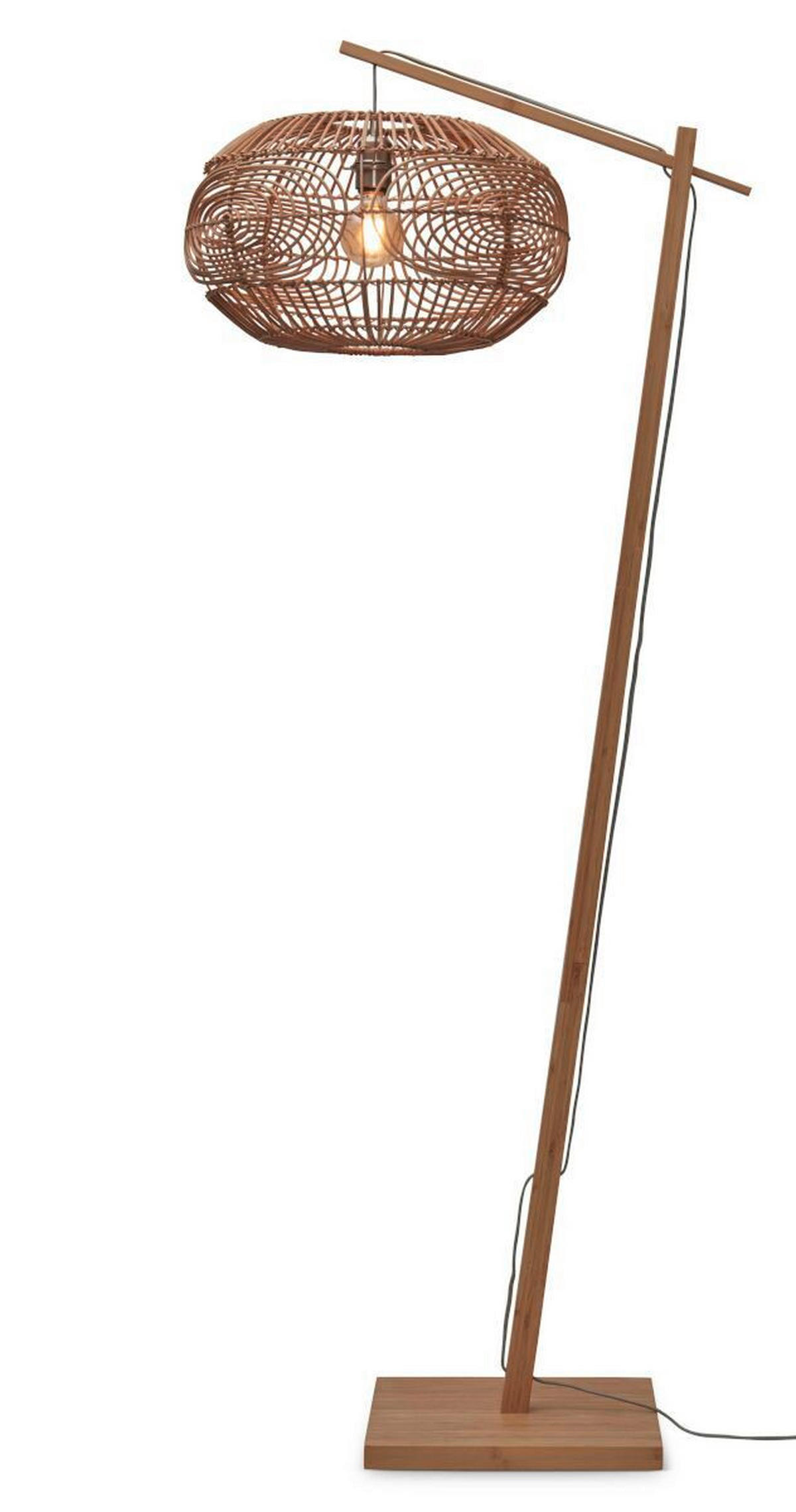 STEHLEUCHTE 74/48/176 cm    - Naturfarben, Trend (74/48/176cm) - Good & Mojo