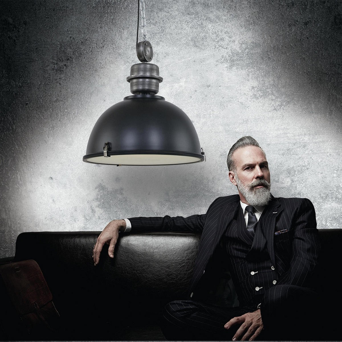 PENDELLEUCHTE 52/153/52 cm   - Braun, Trend, Glas/Metall (52/153/52cm)