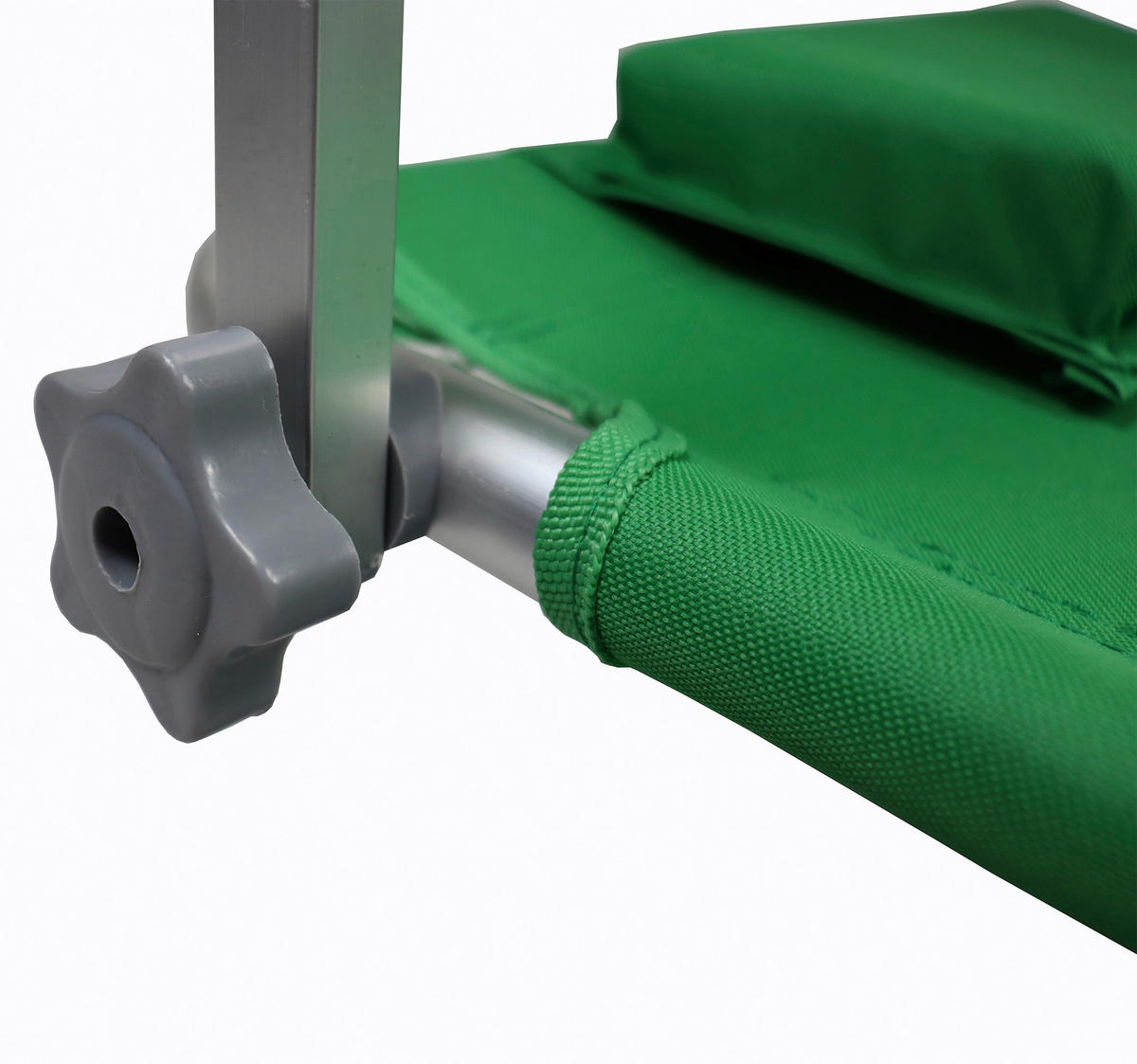 GARTENLIEGE 165/16/65 cm  - Grün, Basics, Textil/Metall (165/16/65cm) - MID.YOU