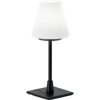 LED-TISCHLEUCHTE Lucy 10/25 cm   - Schwarz/Weiß, Basics, Glas/Metall (10/25cm) - Fabas Luce