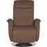 RELAXSESSEL - Hellbraun/Chromfarben, KONVENTIONELL, Textil/Metall (76/106/88cm) - Beldomo System