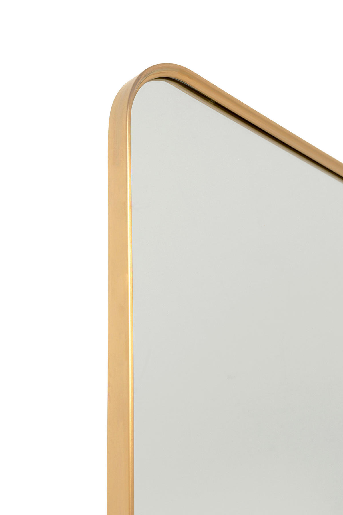 WANDSPIEGEL 70/200/3 cm    in rechteckig  - Goldfarben, Design, Glas/Metall (70/200/3cm) - Kare-Design