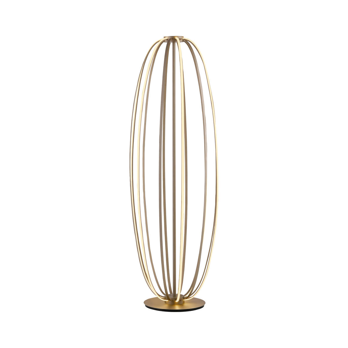 LED-STEHLEUCHTE Elvara 37/37/108,5 cm  - Bronzefarben, Design, Kunststoff/Metall (37/37/108,5cm) - Paul Neuhaus