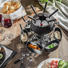FONDUESET - Edelstahlfarben/Schwarz, Basics, Keramik/Metall - Homeware FONDUESET - Edelstahlfarben/Schwarz, Basics, Keramik/Metall - Homeware