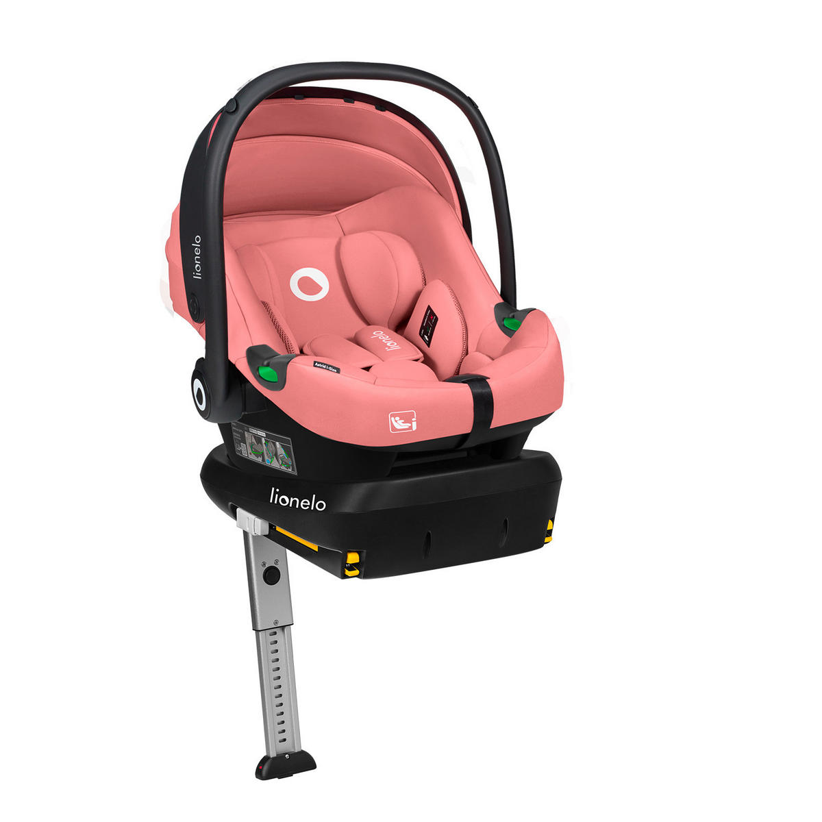 BABYSCHALE Astrid i-Size  - Pink/Altrosa, Basics, Kunststoff/Textil (44/64/57cm) - Lionelo