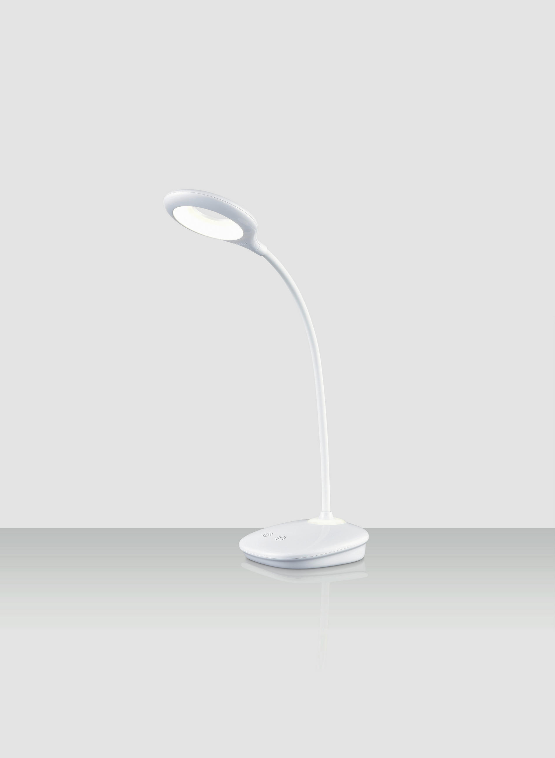 LED SVJETILJKA ZA PISAĆI STOL  - bijela, Konvencionalno, plastika (42cm) - Boxxx