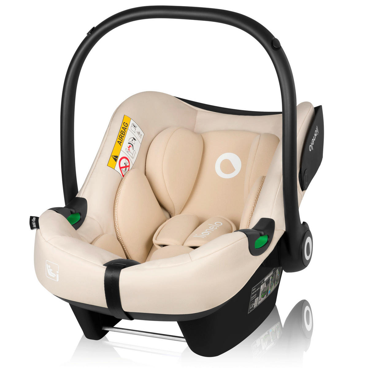 BABYSCHALE Astrid i-Size  - Beige, Basics, Kunststoff/Textil (44/64/57cm) - Lionelo