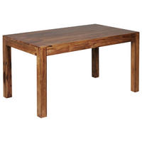 JEDILNA MIZA, masivno indijski rožni les barve indijskega rožnega lesa  - barve indijskega rožnega lesa, Moderno, les (160/76/80cm) - MID.YOU