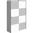 SCHUHSCHRANK lackiert Anthrazit, Grün, Weiß - Anthrazit/Silberfarben, Design, Glas/Metall (119/177/36cm) - Cassando SCHUHSCHRANK lackiert Anthrazit, Grün, Weiß - Anthrazit/Silberfarben, Design, Glas/Metall (119/177/36cm) - Cassando