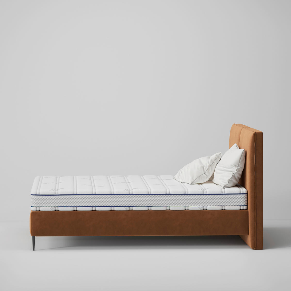 LATEXMATRATZE 120/200 cm, Höhe ca.: 20 cm, H5 + H5 = hart, 7-Zonen - Weiß, Basics, Textil (120/200cm) - Livetastic