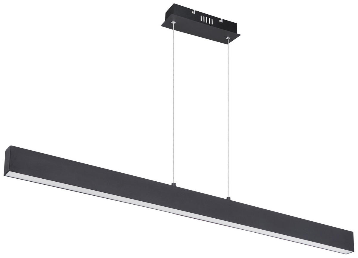 LED SVJETILJKA VISEĆA    121/8/120 cm    VERENA  - bijela/crna, Design, metal/plastika (121/8/120cm) - Globo
