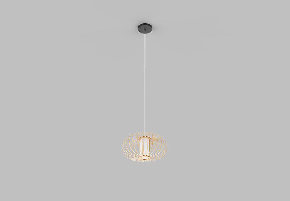 LUSTER  45/120 cm      - Prirodno, drvo/metal (45/120cm)