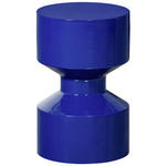 BEISTELLTISCH rund Blau  - Blau, Design, Metall (30/30/47cm) - Carryhome