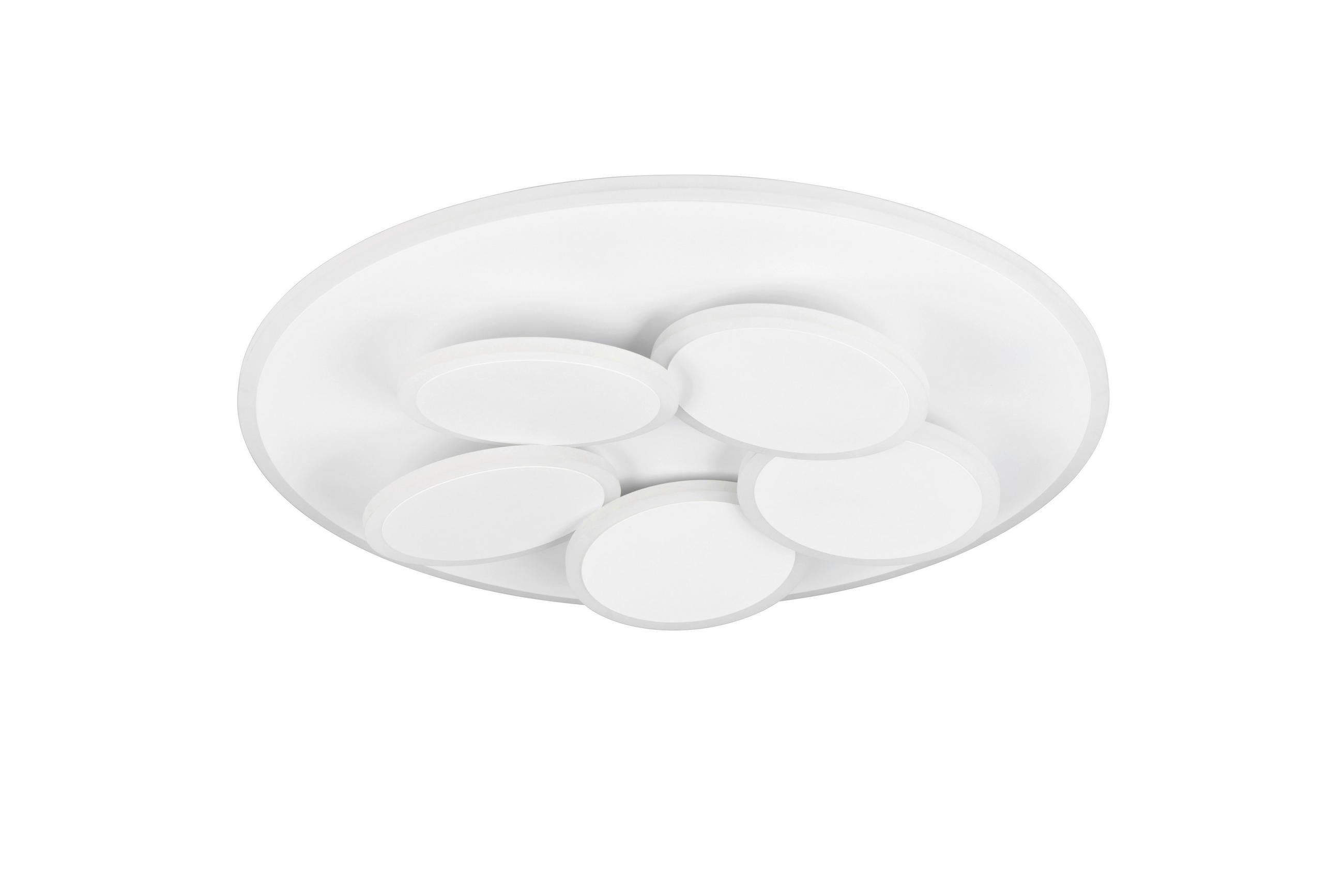 STROPNÍ LED SVÍTIDLO, 49/7,5 cm  - bílá, Design, kov (49/7,5cm) - Trio Leuchten