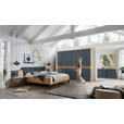 BETTANLAGE 180/200 cm  in Blau, Eichefarben  - Blau/Eichefarben, Design, Holz/Holzwerkstoff (180/200cm) - Dieter Knoll