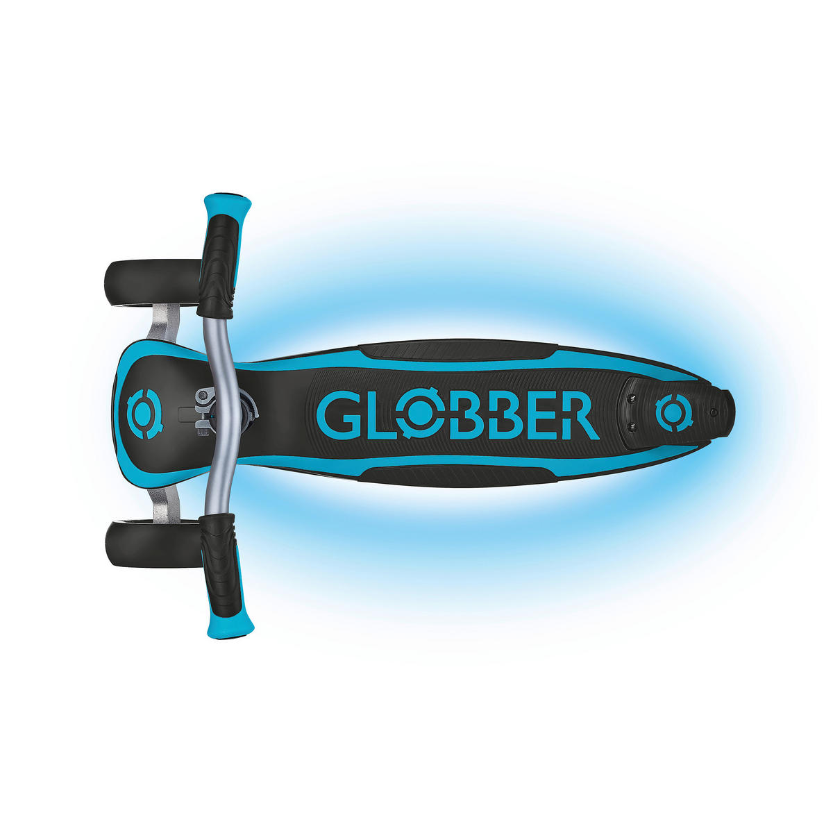 KINDERSCOOTER ULTIMUM LIGHTS  - Blau, Basics, Kunststoff/Metall (63/39.5/101cm) - GLOBBER