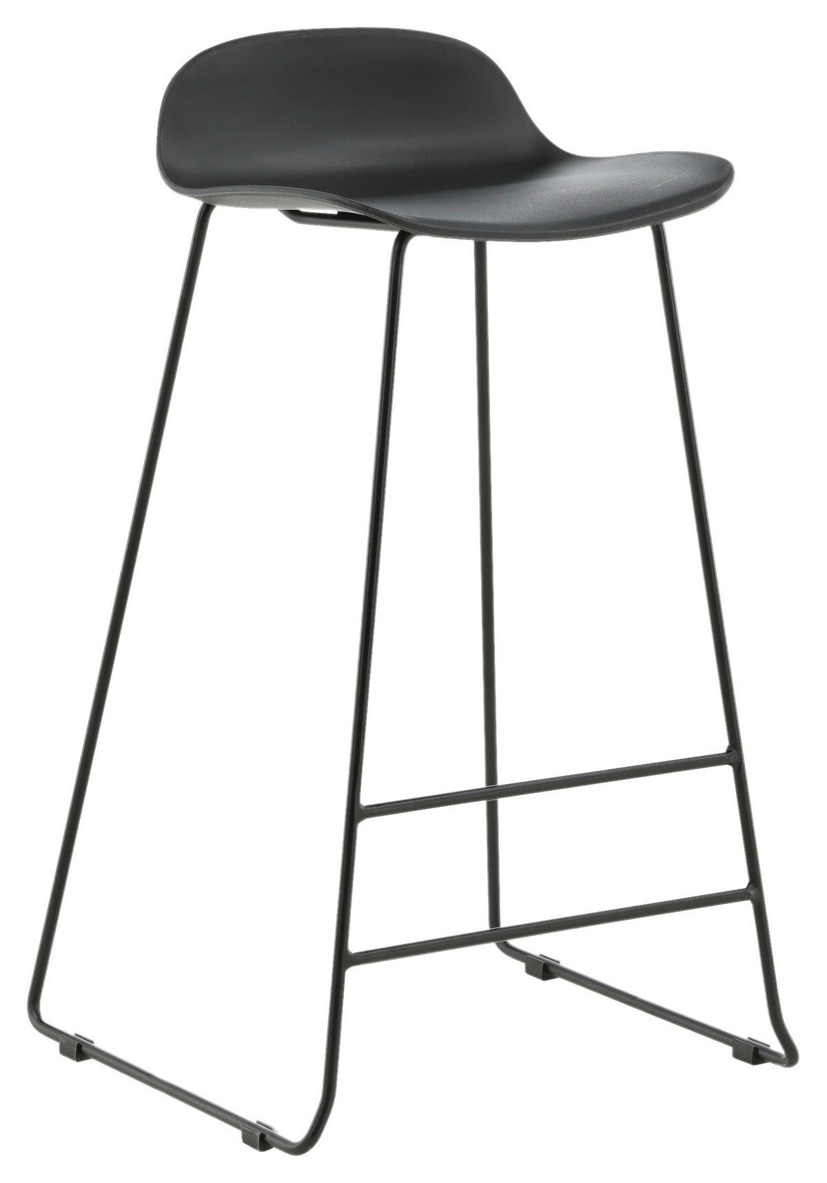 BARPALL SET i svart  - svart, Design, metall/plast (50/87/42cm) - Livetastic