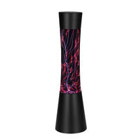 DEKORAČNÍ LED SVÍTIDLO - černá, Trend, plast/sklo (10,9/39,1cm) - Novel