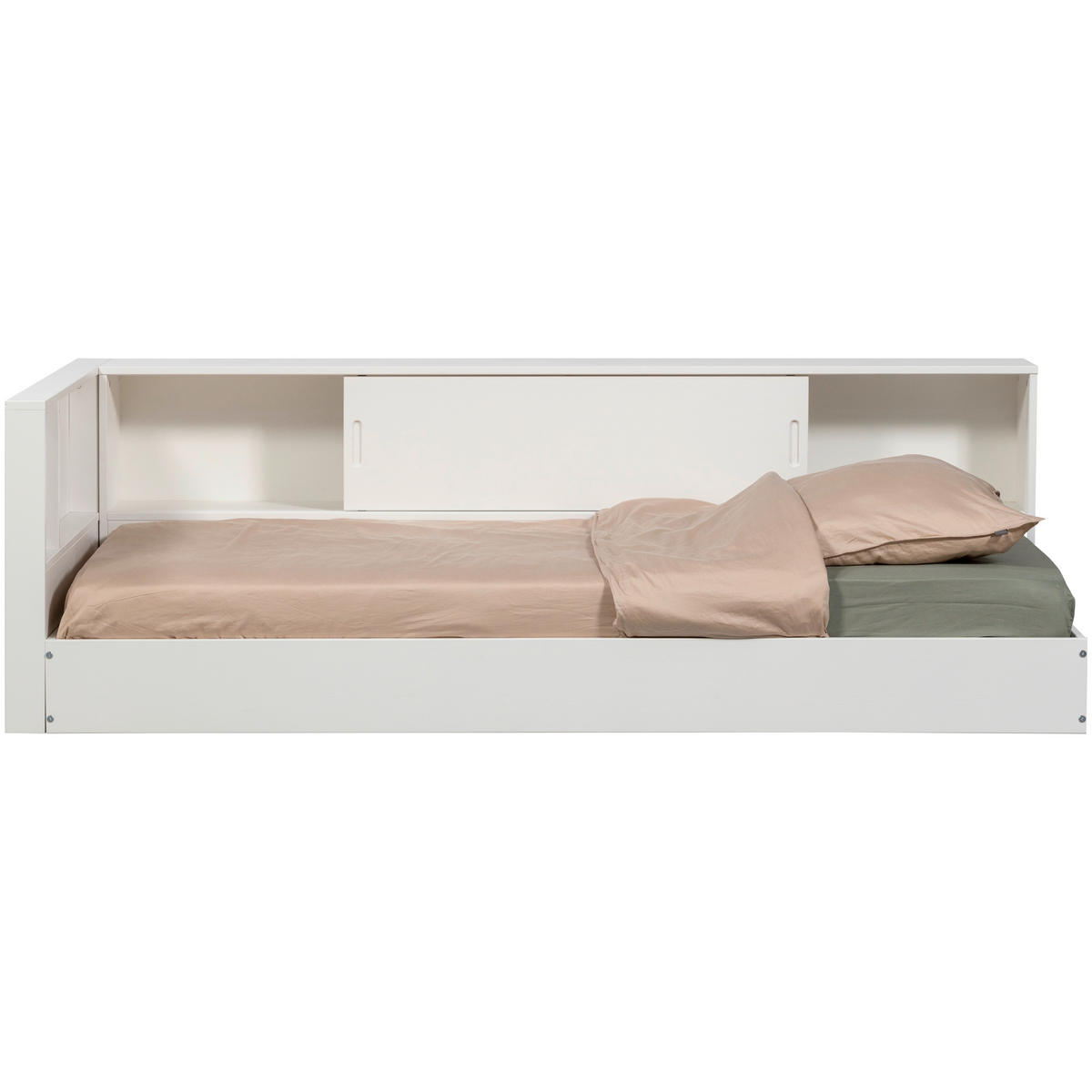 BODENBETT. - Weiß, Basics, Holz (90/200cm) - MID.YOU