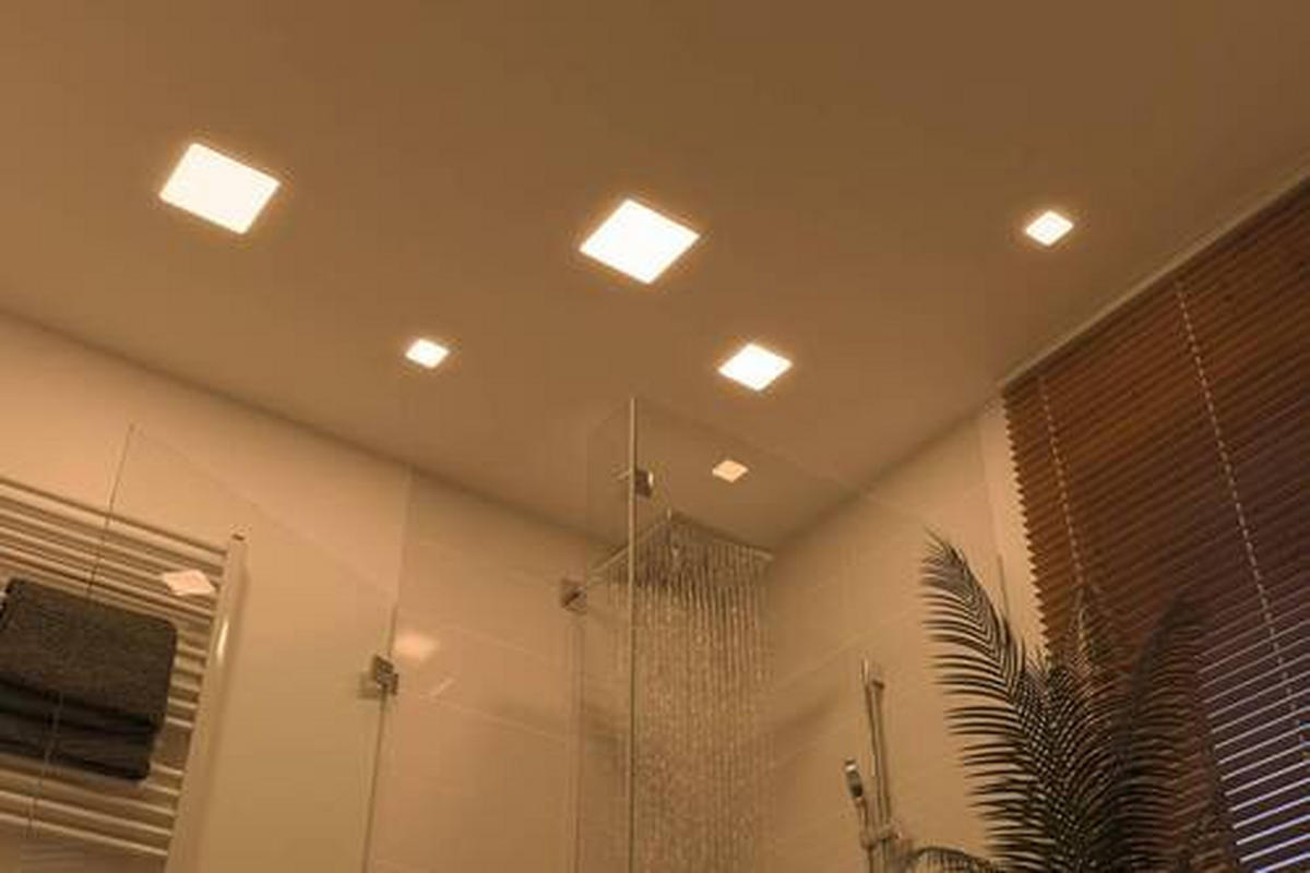 LED-PANEEL 7,5/7,5/1 cm   - Weiß, Design, Kunststoff (7,5/7,5/1cm) - Paulmann