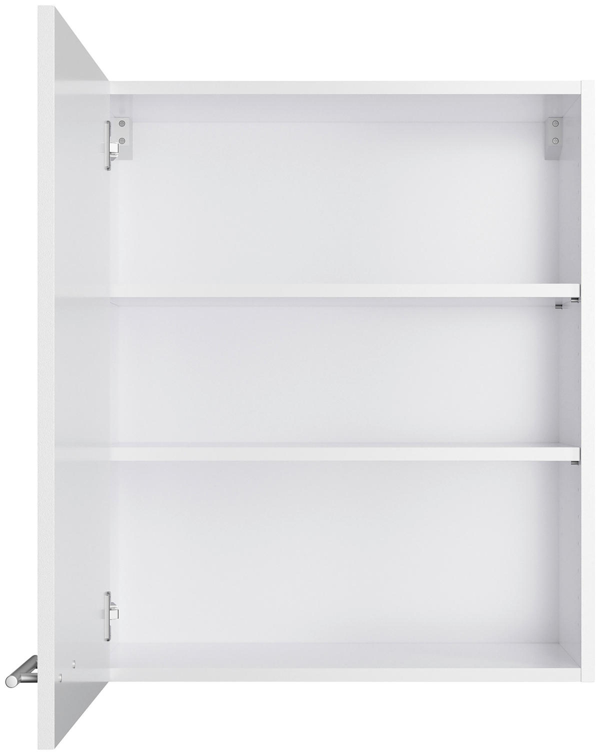 KÜCHENLEERBLOCK 270 cm   in Weiß  - Edelstahlfarben/Anthrazit, Basics, Holzwerkstoff/Metall (270cm) - Optifit