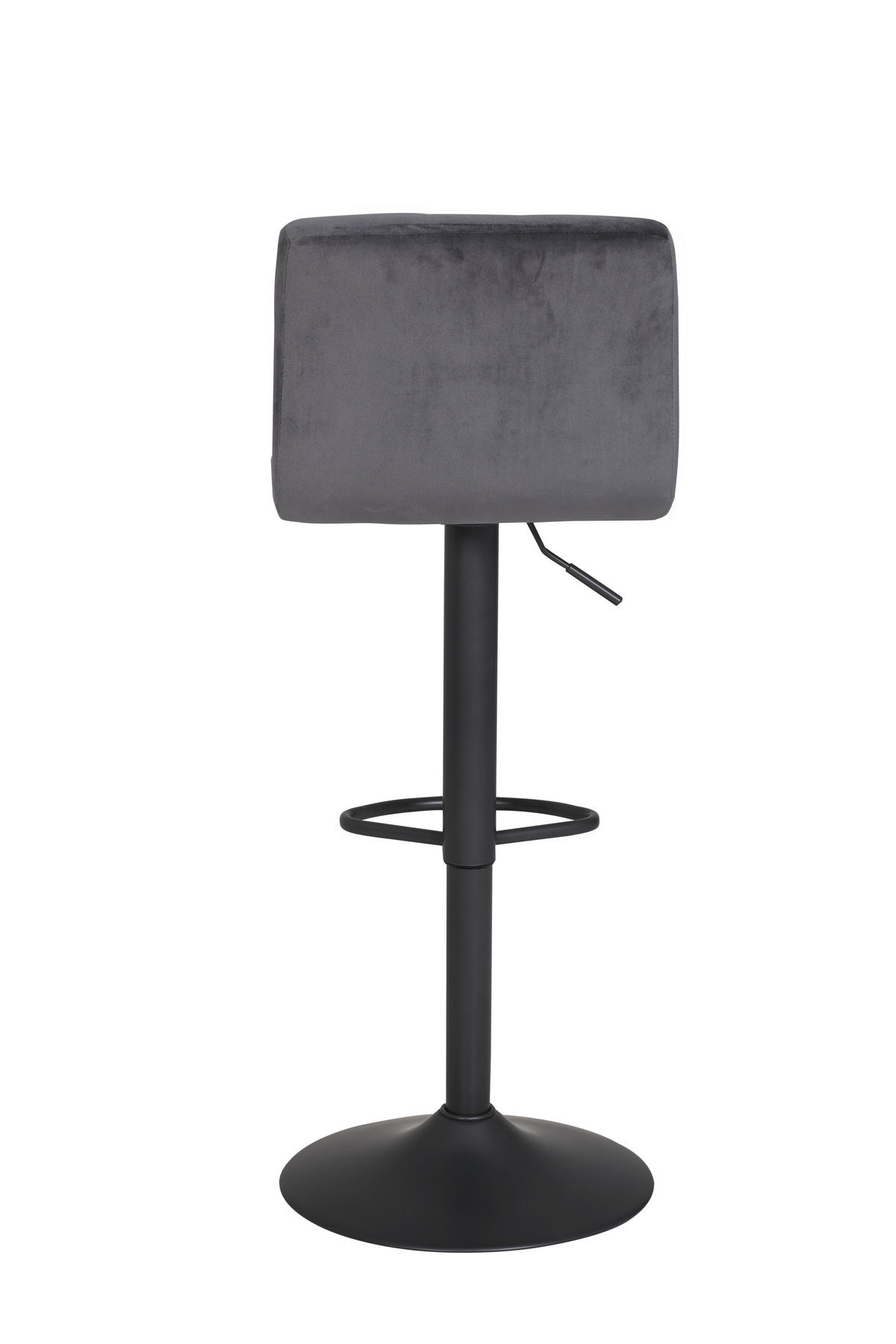BARHOCKER-SET in Grau  - Dunkelgrau/Grau, MODERN, Textil/Metall (40/85/48cm) - MID.YOU