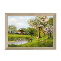 DRUCKGRAFIK Landschaft & Natur  - Eichefarben/Multicolor, Basics, Holz/Papier (75/56/3cm)