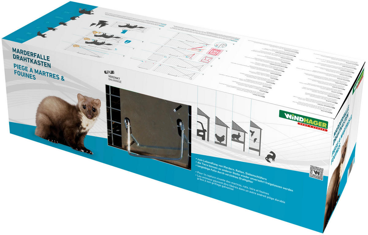 MARDERFALLE - Alufarben, Basics, Metall (60/18/20cm)