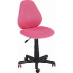 JUGENDDREHSTUHL  in Netzbespannung Schwarz, Pink  - Pink/Schwarz, KONVENTIONELL, Kunststoff/Textil (41/82-94/58cm) - Xora