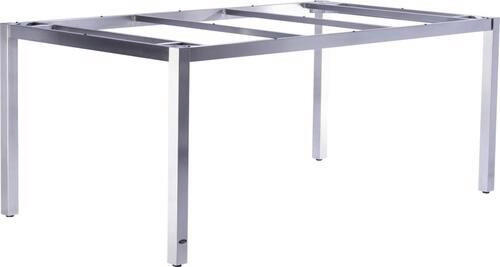 GARTENTISCHGESTELL 180/100/74 cm Metall  - Silberfarben, Design, Metall (180/100/74cm) - Zebra Süd