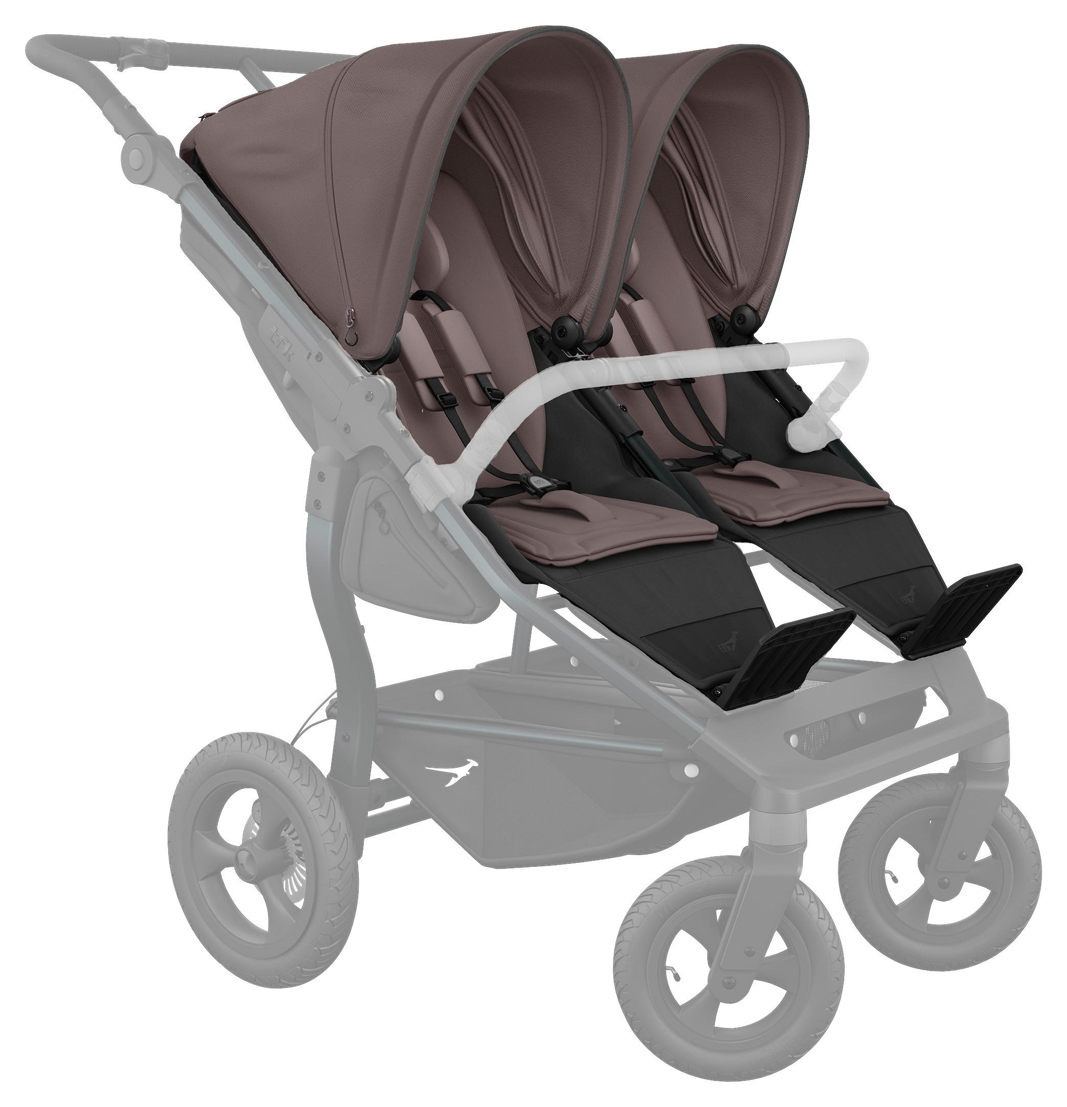 SPORTWAGENAUFSATZ  - Braun, Basics, Textil (32/56/24cm) - TFK