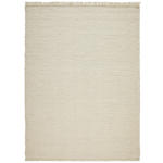 HANDWEBTEPPICH 130/190 cm  - Weiß, Basics, Textil (130/190cm) - Linea Natura