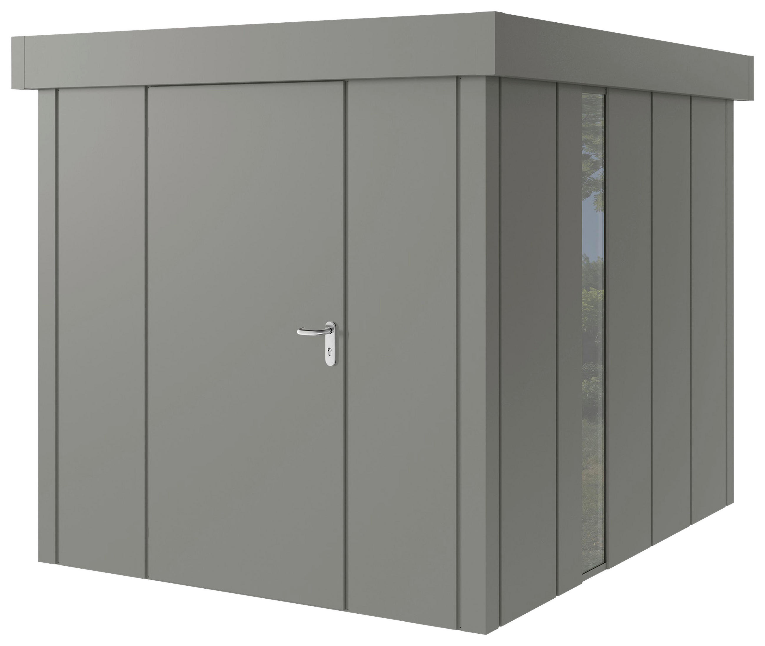 GERÄTEHAUS 229/220/277 cm  - Alufarben, Basics, Metall (229/220/277cm)