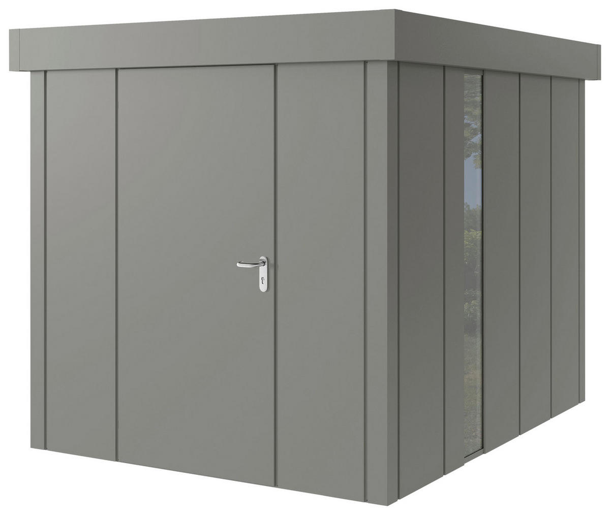 GERÄTEHAUS 229/220/277 cm  - Alufarben, Basics, Metall (229/220/277cm)