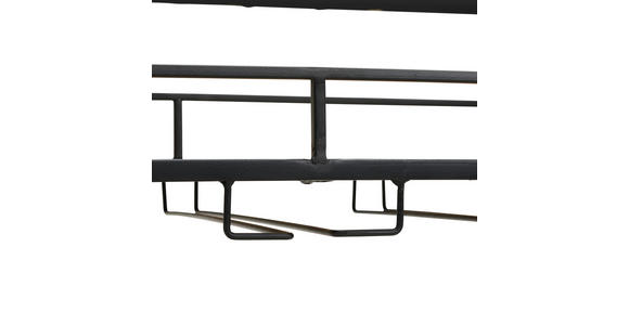 SERVIERWAGEN Schwarz, Eichefarben  - Eichefarben/Schwarz, Trend, Holzwerkstoff/Kunststoff (70,5/80/31,5cm) - Xora