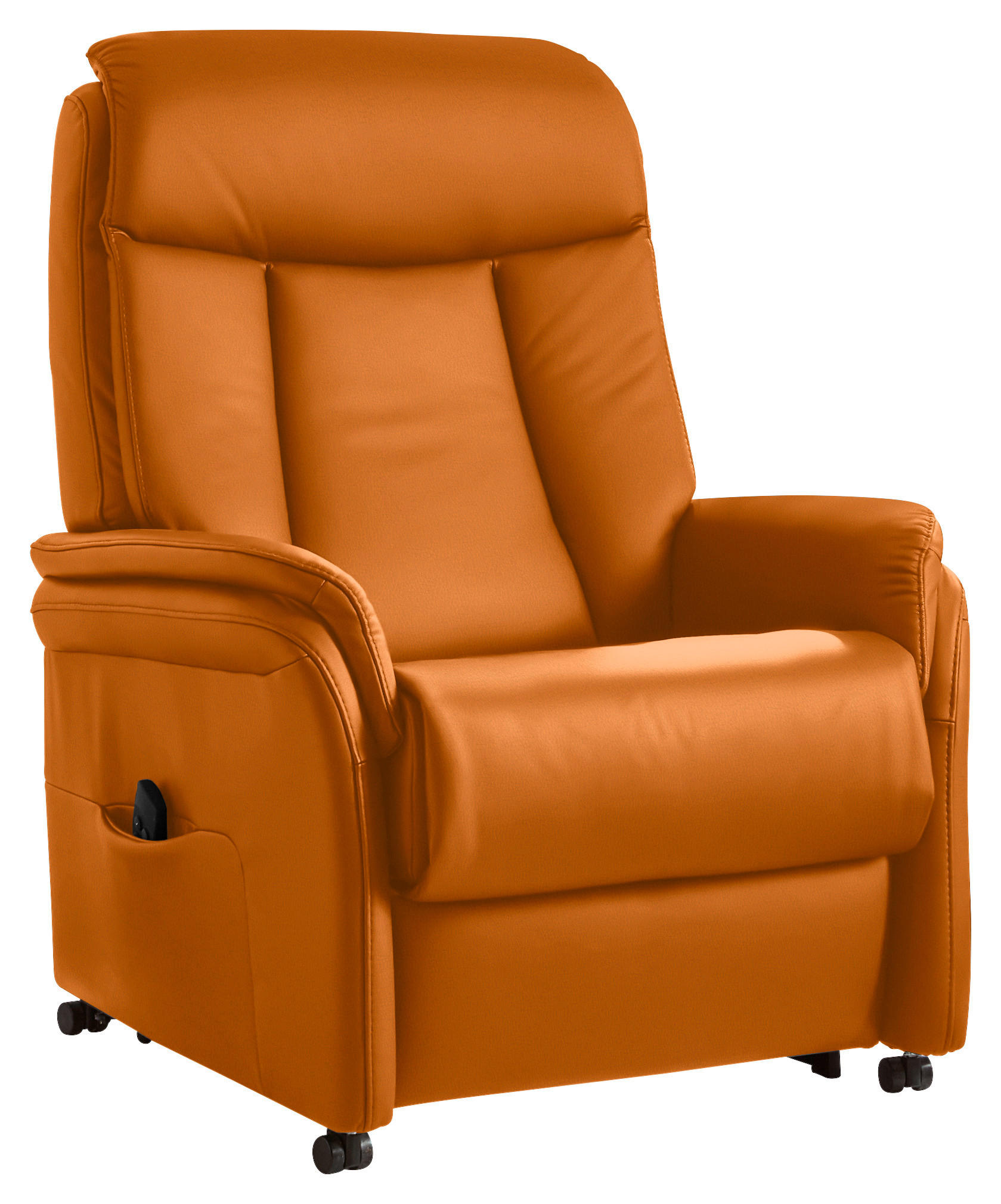 FERNSEHSESSEL in Orange  - Orange, Konventionell, Leder/Kunststoff (80/107/84cm) - Valdera