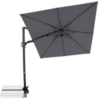 AMPELSCHIRM  210/210 cm  - Anthrazit, Basics, Textil/Metall (210/210cm) - Doppler