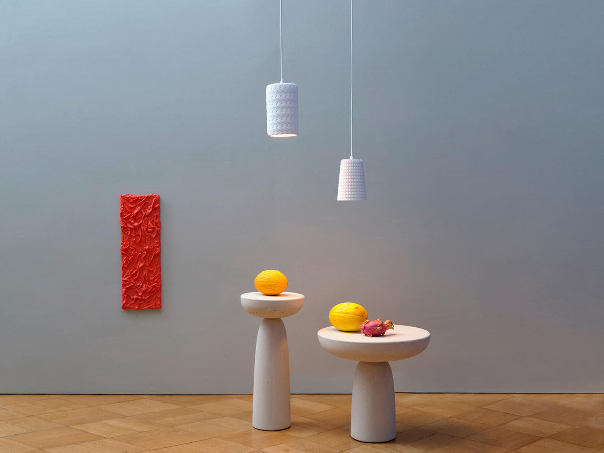 HÄNGELEUCHTE 14/128 cm  - Weiß, Basics, Stein/Metall (14/128cm) - Ledvance