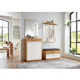 GARDEROBE 5-teilig  in 170/195/40 cm  - Eichefarben/Anthrazit, Design, Glas/Holz (170/195/40cm) - Novel