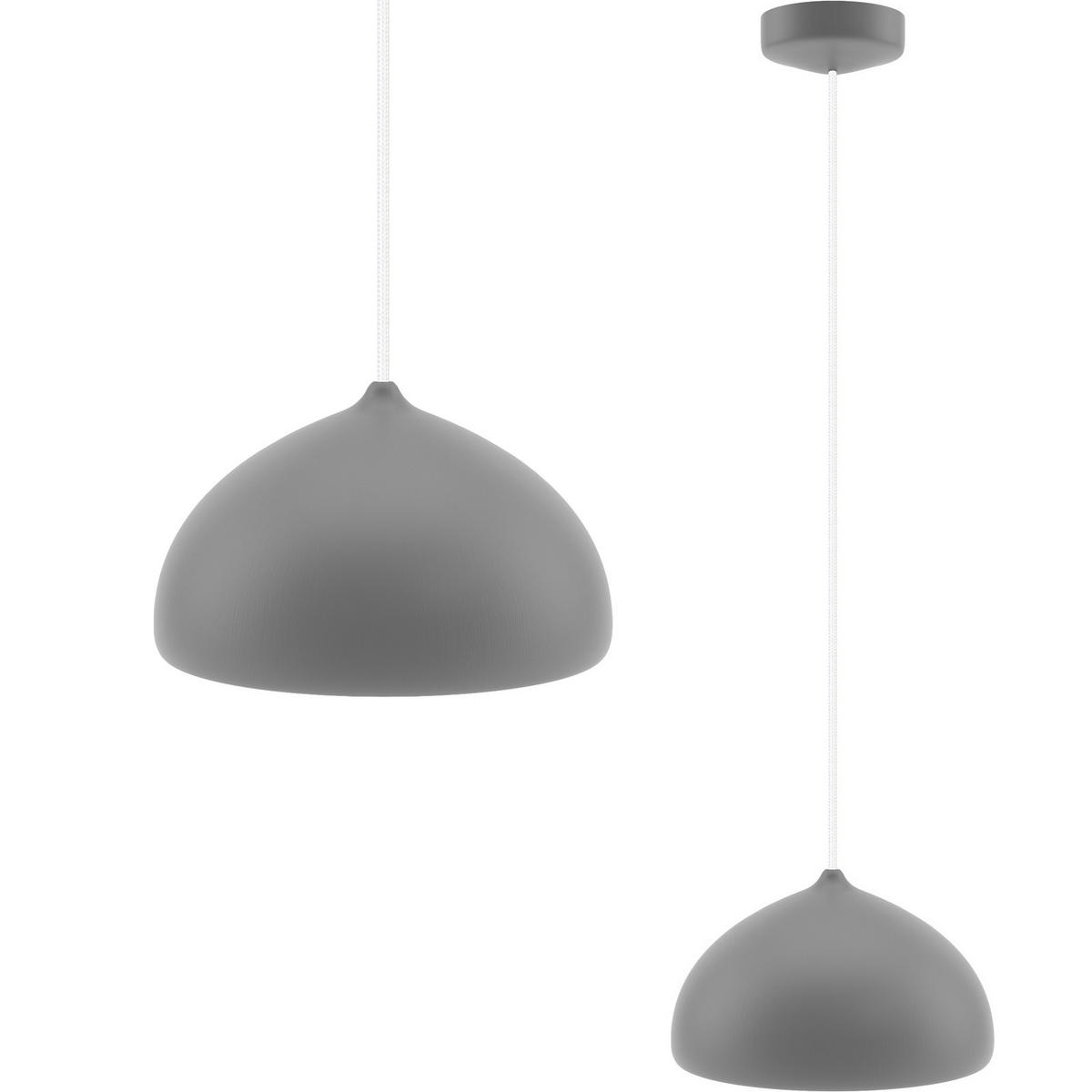 HÄNGELEUCHTE 22,5/90-140 cm  - Grau, Design, Holz (22,5/90-140cm)