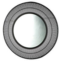 WANDSPIEGEL  - Schwarz, Basics, Glas/Metall (76cm)