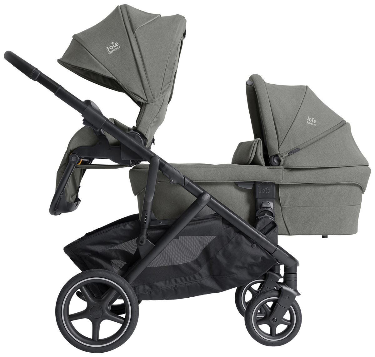 KOMBIKINDERWAGEN Joie Signature  - Olivgrün, Basics, Kunststoff (65/112,2/108,5cm) - JOIE SIGNATURE