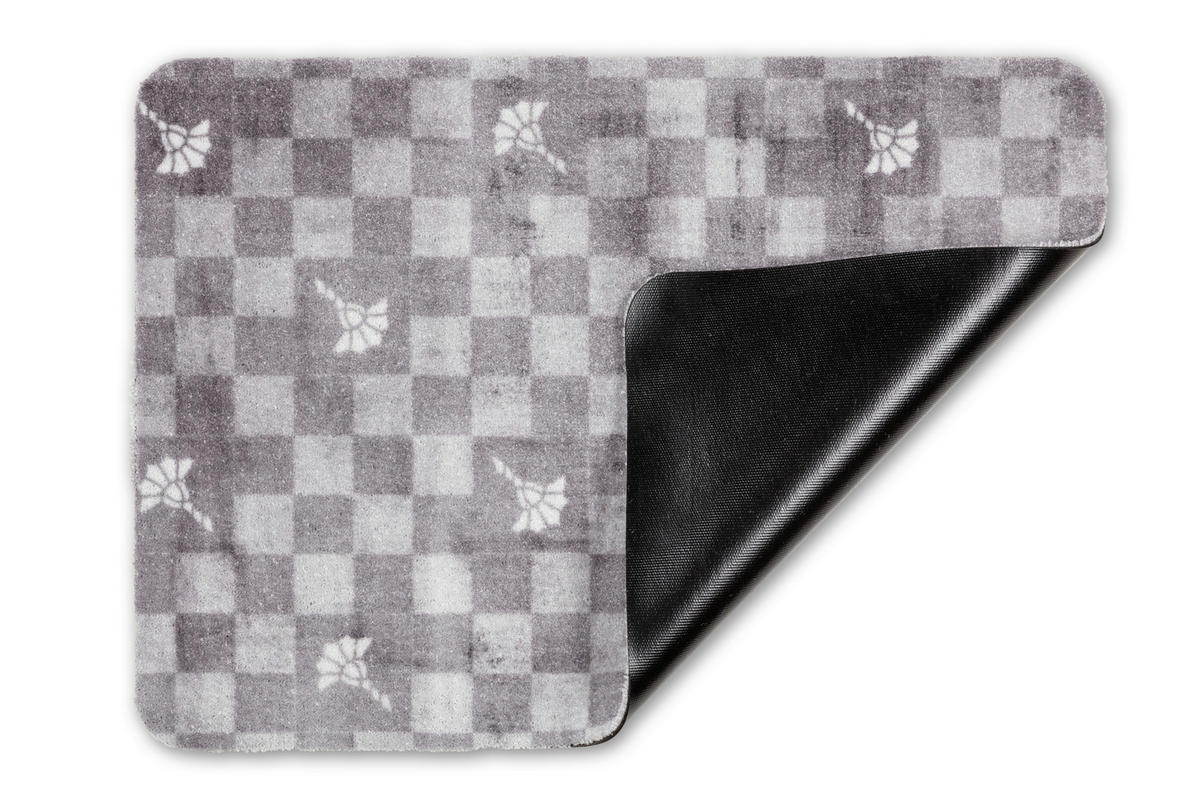 FUSSMATTE - Grau, Design, Kunststoff (50/70cm) - Joop!