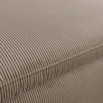 BOXSPRINGSOFA Cord Beige  - Beige/Schwarz, Design, Textil/Metall (200/100/108cm) - Novel